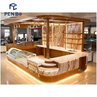 Kiosque à café commercial personnalisé, design professionnel, stand de thé au lait à bulles intérieur, comptoir de restauration avec éclairage LED