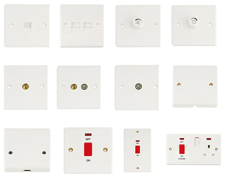 VNX Hot Selling British Standard One Gang Bakelite Wall Switch 20A Bakelite British Range Switches