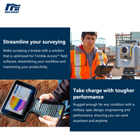 Contrôleur de terrain Trimble TSC7 avec tablette/ordinateur portable/contrôles de terrain robustes exécutant le logiciel Trimble Access/Trimble Sync Manager