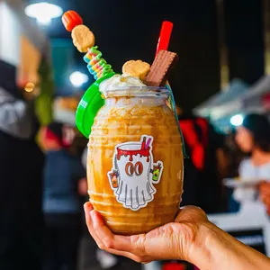Exotische 32Oz Traditionele Mexicaanse Horchata Drinkbekers Plastic Vat Vitrolero Cup