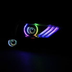 ไฟหน้า <span class=keywords><strong>LED</strong></span> แบบไดนามิกปีศาจตาไฟ DIY ควบคุมผ่านแอพ WIFI - Product Image 3