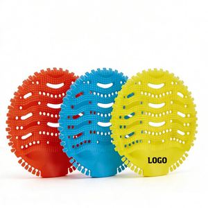 Xdh193 Écrans d'urinoir en plastique EVA anti-éclaboussures avec logo personnalisé et désodorisant, lot de 12 - Product Image 1