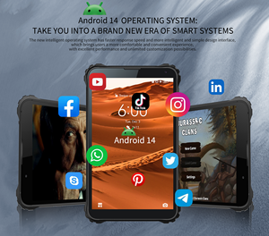 Tablet PC Robusta Android Qualcomm de 8 Pulgadas, Octa Core, IP68 Industrial, Doble SIM, 4GB+64GB, 10200mAh, Tablet para Construcción, Precio Bajo - Product Image 6