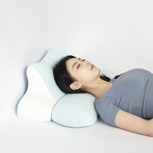 <span class=keywords><strong>Coussin</strong></span> <span class=keywords><strong>de</strong></span> lit ergonomique en mousse à mémoire <span class=keywords><strong>de</strong></span> forme réglable, avec refroidissement en soie glacée, pour soutien cervical, idéal pour les lecteurs, les joueurs et l'usage domestique - Product Image 2