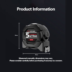 Cinta Métrica <span class=keywords><strong>de</strong></span> Acero <span class=keywords><strong>Fluorescente</strong></span> Negra y Dorada <span class=keywords><strong>de</strong></span> 5m, Cinta Métrica Reforzada <span class=keywords><strong>de</strong></span> 10m <span class=keywords><strong>de</strong></span> Acero Inoxidable <span class=keywords><strong>de</strong></span> Alta Precisión Resistente al Desgaste - Product Image 3