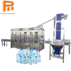 Automático 3L 3 litros 5 litros 5 L 10L 10 litros PEQUEÑA ESCALA Mineral Tratamiento de Agua Potable máquina de embalaje de llenado de botellas