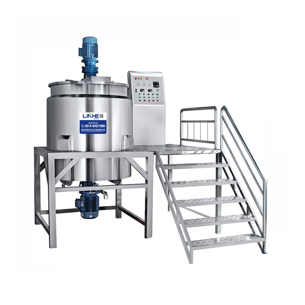 Body Lotion Cream Making Machines, Lotion Manufacturing Equipment, Homogenizer Mixer for Body Lotion