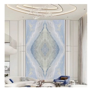 Luxury Brazilian <strong>Blue</strong> <strong>Marble</strong> Slab Polished Celeste Stone for Modern Kitchen for <strong>Countertop</strong> Island Table Wall in Indoor Use - Product Image 1