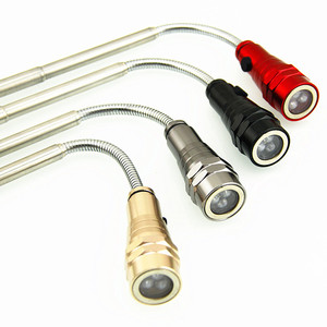 ไฟฉายอลูมิเนียมอัลลอยด์ 3LED แบตเตอรี่ AAA แสงสีขาว เครื่องมือตรวจสอบงาน - Product Image 4