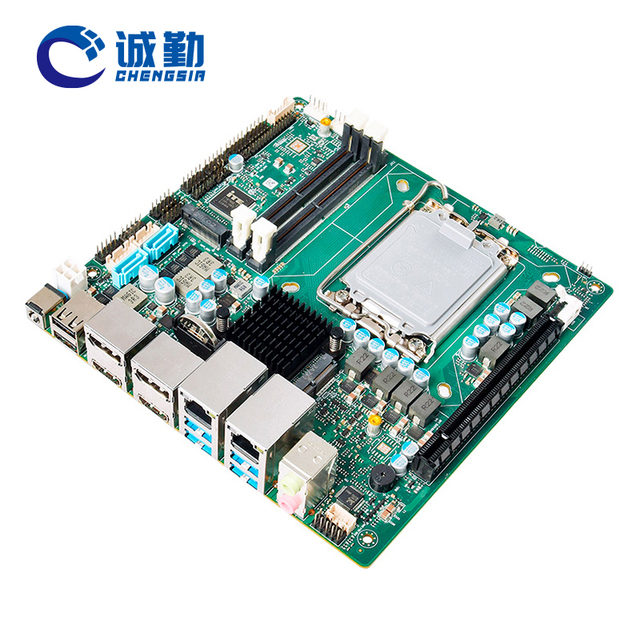 OEM 2*Lan 2*DDR5 2*HD+2*DP DP/LVDS 1*PCIe_X16 Industrial Mini Itx Motherboard with Intel 13th 12th Gen LGA1700 Q670 H610