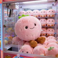 Peluches fraises super douces de 8 pouces, jouets en peluche pour enfants, animaux de dessin animé, pour machines à griffes