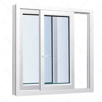Sistema de Cierre de Seguridad Multipunto con Protección Antirrobo y Antivandalismo, Ventana Corredera de PVC de Diseño Europeo para Uso en Hoteles