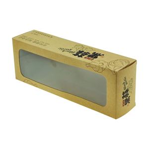 Impreso de caja de papel con ventana transparente de ajo negro - Product Image 2