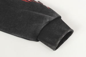Hiver 2026 – Sweat à capuche homme 100 % coton de haute qualité, coupe oversize avec lettres, respirant, écologique, épais, style streetwear - Product Image 2