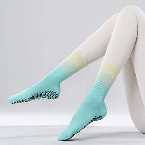 High Quality Custom Embroidery Logo Crew Cotton Pilates <b>Socks</b> Non Slip Yoga Heart Grip <b>Socks</b> Pilates - Product Image 4