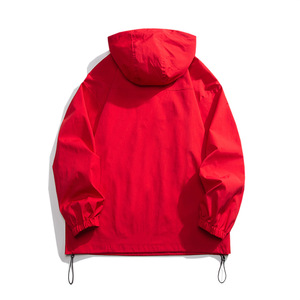 Jersey <span class=keywords><strong>Deportivo</strong></span> de Color Sólido para <span class=keywords><strong>Hombre</strong></span>, Chaqueta <span class=keywords><strong>Anorak</strong></span> Informal con Cremallera, Ropa de Calle, Chaqueta de Entrenador, Temporada de Primavera - Product Image 5
