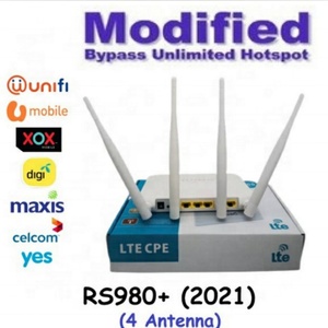 RS980 + ซิมการ์ดข้อมูลไม่จำกัด4G เราเตอร์ CPE ไร้สาย4G/300Mbps เราเตอร์ CPE WiFi แบบพกพา4G LTE RS980 + - Product Image 4