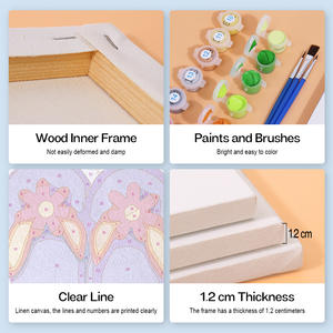 Kit de Pintura al Óleo Moderna <span class=keywords><strong>por</strong></span> Números, Kit de Pintura Personalizado de Tamaño Completo para Crear Hermosas Pinturas Decorativas para el Hogar - Product Image 5