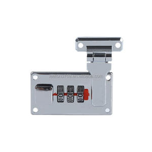 कारखाने की आपूर्ति 65x29 मिमी उच्च गुणवत्ता 6 रंग धातु यात्रा बैग संयोजन लॉक - Product Image 1