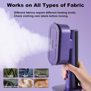 Défroisseur Vapeur Portable 190 ml, Fer à Vapeur Électrique 1300 W pour Usage Domestique avec Protection Anti-Brûlure à Sec - Product Image 5