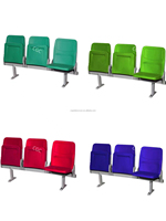 Chaises pliantes en plastique résistant de stade de HDPE fait de plastique à impact élevé pour l'usage extérieur durable