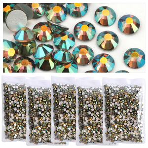 Qiao hổ phách ánh nắng mặt trời tím SS6-SS30 sửa chữa nóng phẳng trở lại Rhinestone strass pha lê glitters đá cho tự làm sắt trên may mặc - Product Image 2