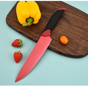 6 Pieces Stainless Steel Chefs <b>Knives</b> <b>Set</b> Nonstick Coated <b>Sharp</b> <b>Knife</b> <b>Set</b> Peeler Kitchen <b>Knife</b> for Cutting Meat Fruit - Product Image 5