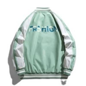 Veste de baseball en cuir PU vintage personnalisée avec logo pour hommes, style streetwear - Product Image 6