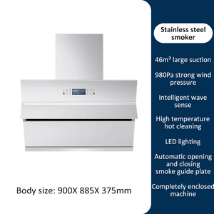 <span class=keywords><strong>Cappa</strong></span> elettrica bianca lato superiore a doppia aspirazione in acciaio inox uso domestico di un feroce armadio per la disinfezione della stufa a Gas antincendio - Product Image 6