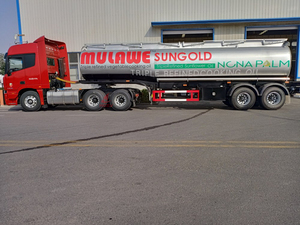 Semi-<span class=keywords><strong>remorque</strong></span> citerne <span class=keywords><strong>2</strong></span> <span class=keywords><strong>essieux</strong></span> 10T/20T/30T/40T/50T/60T Matériau en acier durable - Product Image 3