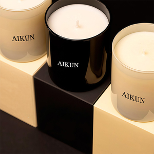 AIKUN Coffret Cadeau de Luxe Personnalisable, Bougie Parfumée en Pot de Verre pour Cadeaux de Fêtes et Espace de Méditation - Product Image 4