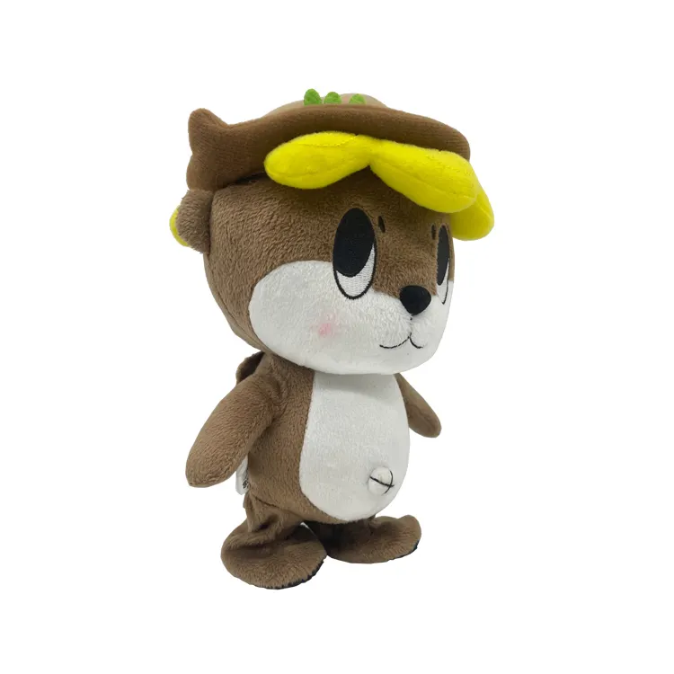 ออกแบบใหม่เด็กของขวัญการ์ตูนสัตว์ Beaver ตุ๊กตาของเล่นที่กําหนดเองน่ารักตุ๊กตายัดตุ๊กตา Beaver ตุ๊กตาของเล่น
