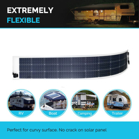 Strip Panel Surya Fleksibel Ddp, Monokristalin Sel Setengah 85W 48 Volt Efisiensi Tinggi