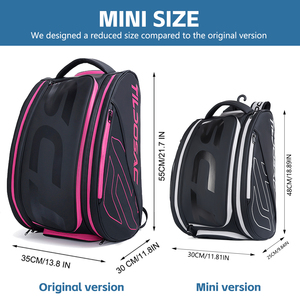 Bolsa de Raqueta de Pádel Personalizada - Bolsa de Raqueta de Pickleball Deportiva Multifuncional de Cuero de Gran Capacidad - Product Image 4