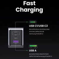 Pengisi Daya UGREEN Nexode Pro 100W GaN USB C Pengisian Cepat QC4.0 3.0 Pengisi Daya Laptop PD Pengisian Cepat untuk iPhone 17 16 15 Pro