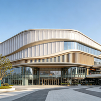 SAFS - Muro Cortina de Vidrio con Estructura de Acero Ligero con Servicios de Soldadura y Corte para Fábricas y Edificios de Oficinas