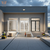 Puerta de Entrada Comercial de Aluminio con Vidrio Esmerilado, Aislamiento Acústico y Térmico, Impermeable, de Acero Inoxidable, Manual, Moderna