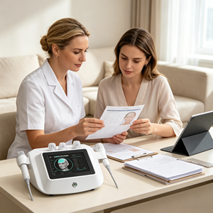 Máquina Portátil de Radiofrecuencia Fraccionada con Microagujas de Oro para Rejuvenecimiento Facial y Estiramiento de la <span class=keywords><strong>Piel</strong></span>, Cartuchos de Microagujas - Product Image 2