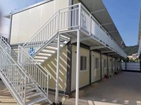 Edificio Prefabricado para Alojamiento de Trabajadores, Campamento Modular para Obreros, Vivienda para Obras de Construcción, Dormitorio Temporal