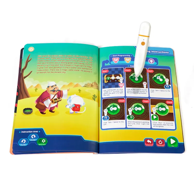 Early childhood smart Programming toy taliking pen STEM BOOK STEM Education