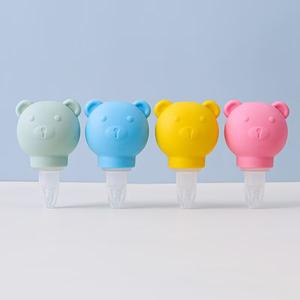 Diseño de dibujos animados Recién nacido Aspirador de nariz Aspirador <span class=keywords><strong>nasal</strong></span> manual de silicona Herramienta de limpieza de nariz Clip para bebé - Product Image 1