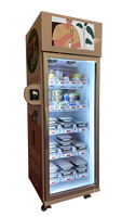 Distributeur automatique intelligent de boissons au lait, bière, salades, pour salle de sport, banque, bureau et école, avec carte de crédit Nayax