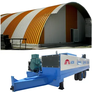 K Q SPAN 1000-610 hidrolik sistem şekillendirme ekipmanı arch çatı yapı makinesi