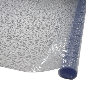 Effet 3D flou Trainglur emossed Cling Static Window FIlm Protection de la vie privée - Product Image 1