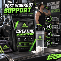 Créatine monohydrate en poudre, créatine micronisée en poudre, complément nutritionnel sportif pour la force et les performances, OEM, étiquette privée