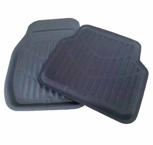Artes 4-caucho negro-temporada Trim-a-Fit alfombras de piso para coches camiones - Product Image 6