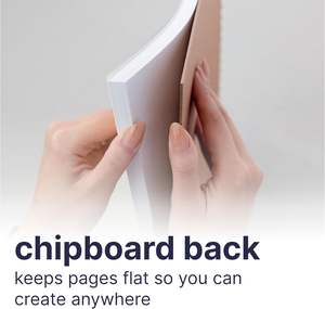 Bloc de Dibujo Foska de 60 Páginas/30 Hojas con Espiral, Páginas Suaves para Dibujar, Pintar y Hacer Bocetos con Materiales Mixtos - Product Image 4