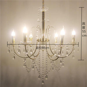 Lustre de luxe en cristal brillant pour hall d'hôtel, grand lustre <span class=keywords><strong>Empire</strong></span>, éclairage de mariage en cristal doré pour villa - Product Image 3