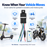 Traceur GPS 4G+2G pour trottinettes électriques et motos, antivol, suivi en temps réel, coupure d'alimentation à distance, alarme de vibration