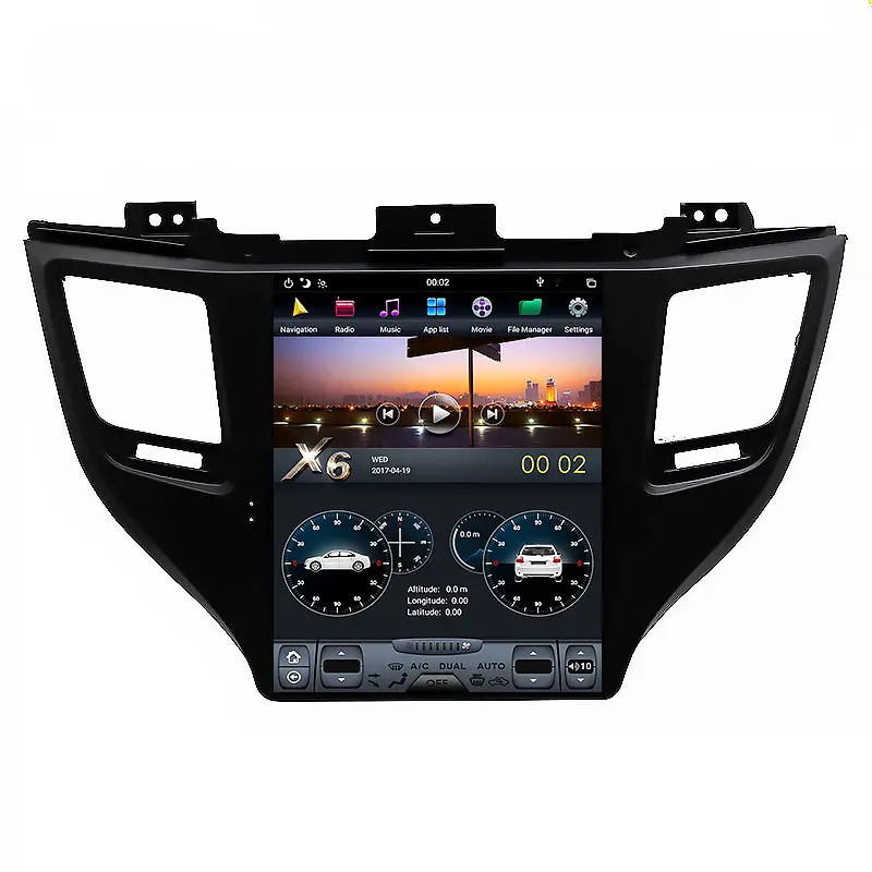 NaviHua רכב GPS מולטימדיה DVD נגן אנדרואיד 9.0 רכב רדיו עבור ליונדאי סנטה פה 2018/2015 2016 2017 עבור יונדאי עבור טוסון